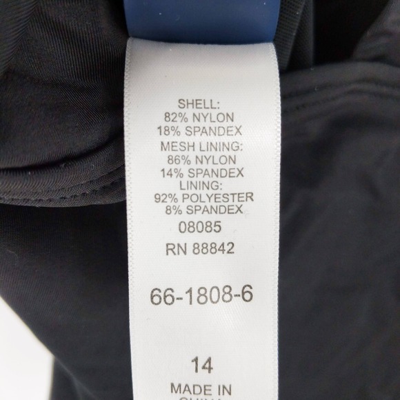 Kim Gravel x Swimsuits For All Tie Shoulder 1-Piece Suit Black Women's‎ Size 14 - Picture 4 of 4
